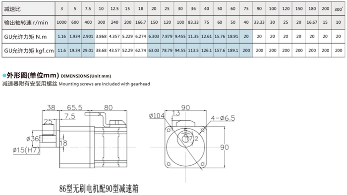 無刷電機(jī)齒輪減速箱 (4)